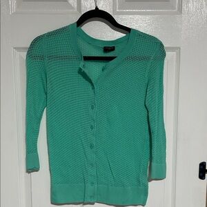 Talbots Light Green Women's Knit Cardigan